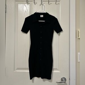 Aritzia fitted button-down dress